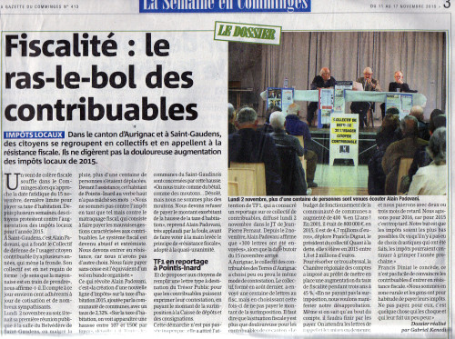 La Gazette du Comminges n°413 du 11 novembre 2015 3 2